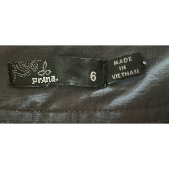 prAna Shorts Athletic Cropped Pants Gray Size 6 - Picture 5 of 6